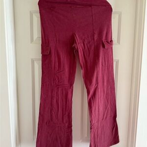 No Boundaries Maroon Wide Leg Pants